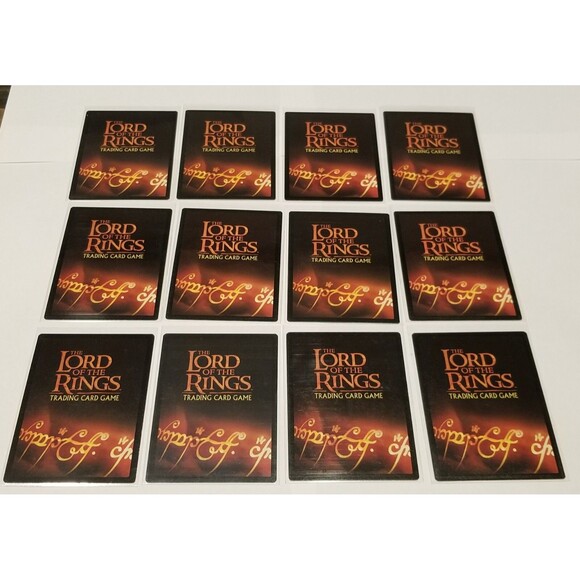 Lord of the Rings TCG Lotr Tcg Realms Of Elf Lords Lot Of 12 RARE Narya Arwen - Picture 6 of 6